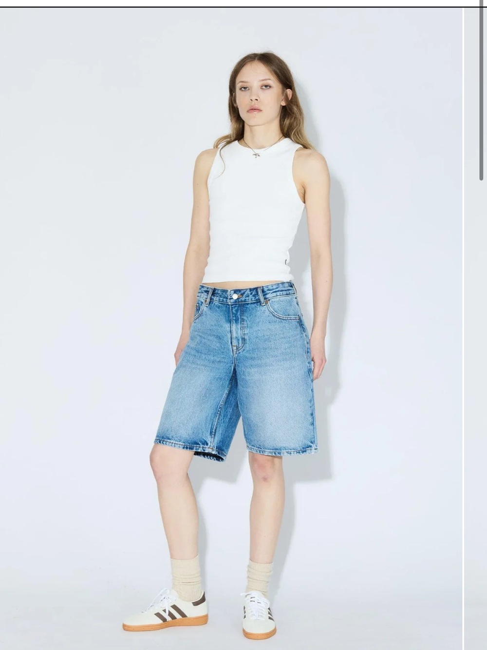 Dr. Denim Lea Shorts - Stream Sky Fade NWT